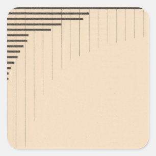 Pegatina Cuadrada Capital 181 por los estados, grupos