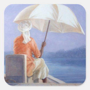 Pegatina Cuadrada Capitán de Kerala