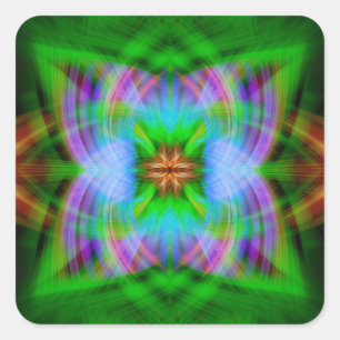 Pegatina Cuadrada Cargado