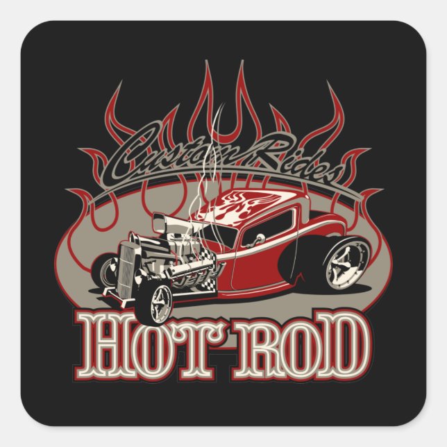 Pegatina Cuadrada caricaturista25 (Anverso)