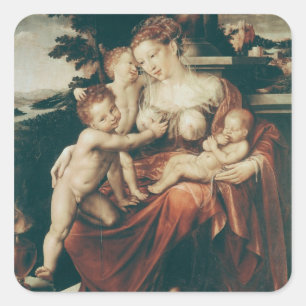 Pegatina Cuadrada Caridad, 1544-58