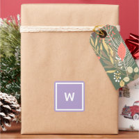 Carta de Monogramo Lavendar personalizada