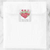 Carta romántica de amor Rosas y matrimonio persona