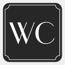 Cartel de baño de WC