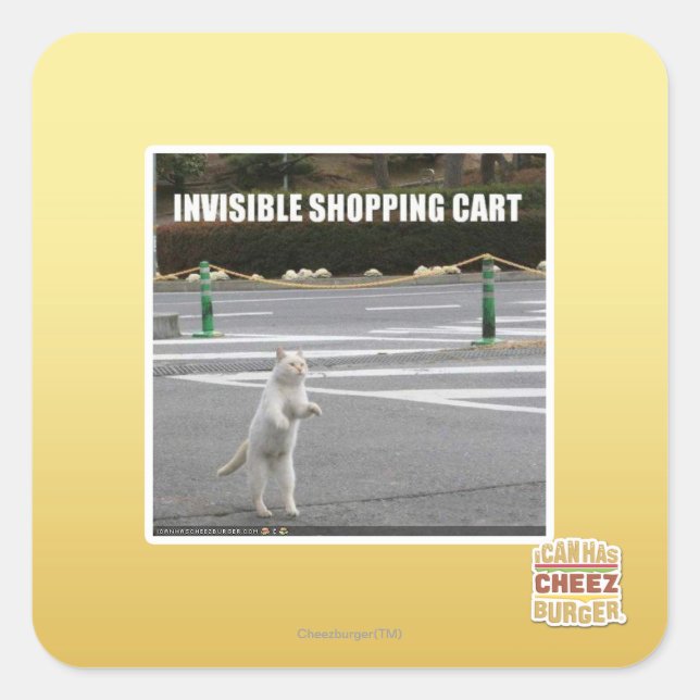 PEGATINA CUADRADA CARTÓN COMERCIAL INVISIBLE (Anverso)