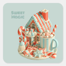 Casa de Dulces 3D Pastel Magia Dulce