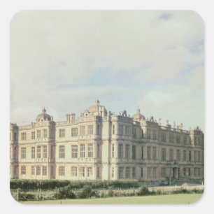 Pegatina Cuadrada Casa de Longleat, Wiltshire, c.1580 construido