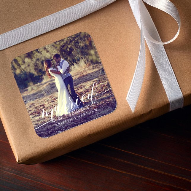 Pegatina Cuadrada Casado y moro (Subido por el creador)