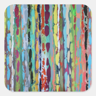 Pegatina Cuadrada Cascade 2 Pegatinas