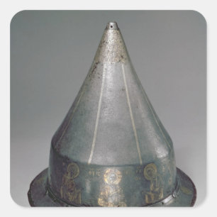 Pegatina Cuadrada Casco con la Deesis