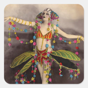 Pegatina Cuadrada Casino de Oaris