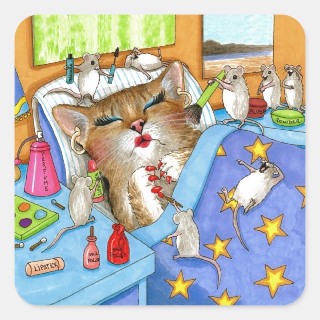 Pegatina Cuadrada Cat 508 (Anverso)