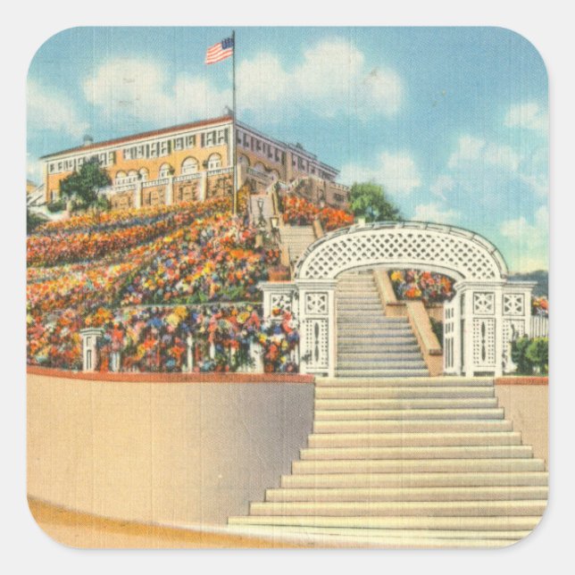 Pegatina Cuadrada Catalina (Anverso)