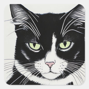 Pegatina Cuadrada Cataluña