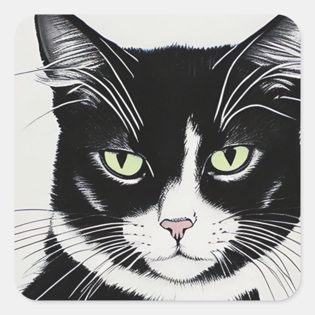 Pegatina Cuadrada Cataluña (Anverso)