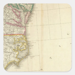 Pegatina Cuadrada Cataratas del Niágara, Nueva York 2