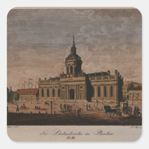 Pegatina Cuadrada Catedral de Berlín