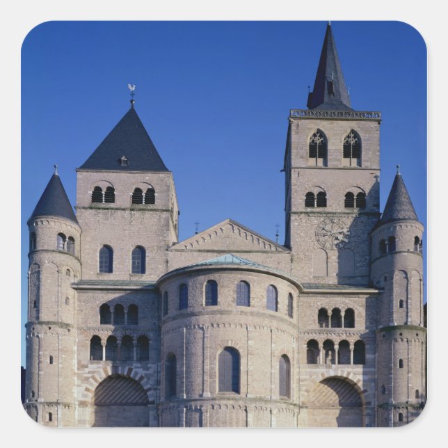 Pegatina Cuadrada Catedral de San Pedro (Anverso)