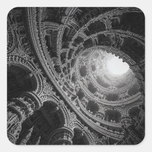 Pegatina Cuadrada Catedral del Infinito