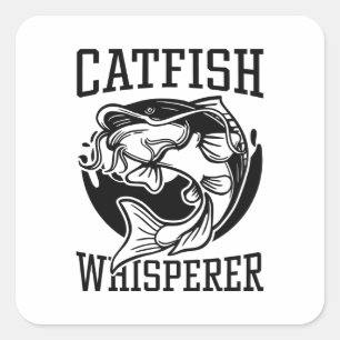 Pegatina Cuadrada Catfish Whisperer