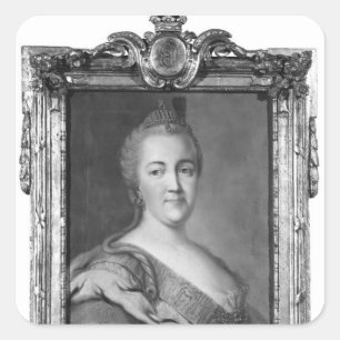 Pegatina Cuadrada Catherine II