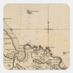 Pegatina Cuadrada Cayenne 2