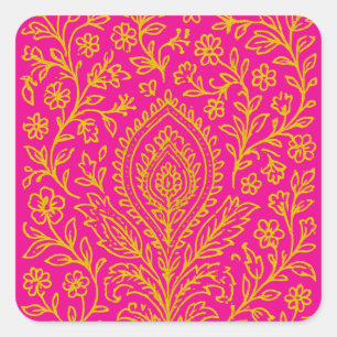 Pegatina Cuadrada celebraciones de diwali