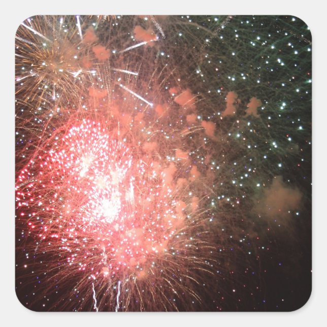 PEGATINA CUADRADA ¡CELEBRAR! (Anverso)