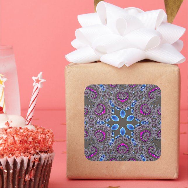 Pegatina Cuadrada Celestial Whirl (Fiesta)