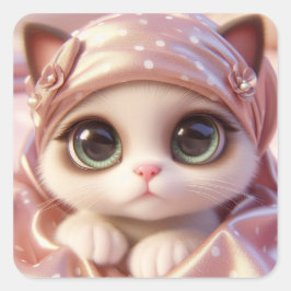 Pegatina Cuadrada Celia