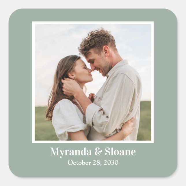 Pegatina Cuadrada Cena fotográfica Eucalyptus (Anverso)