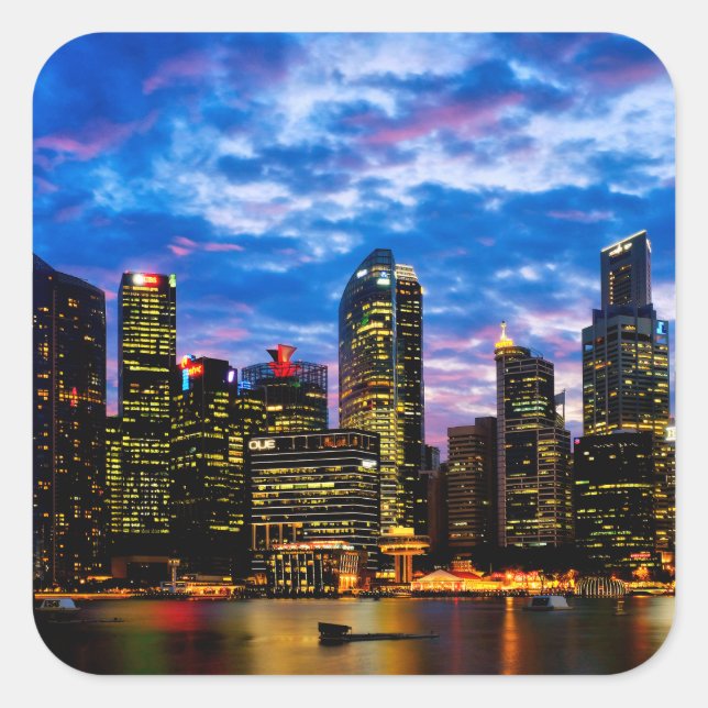 Pegatina Cuadrada Centro (Anverso)