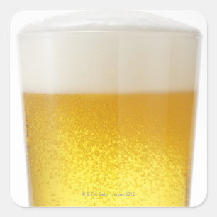 Pegatina Cuadrada Cerveza