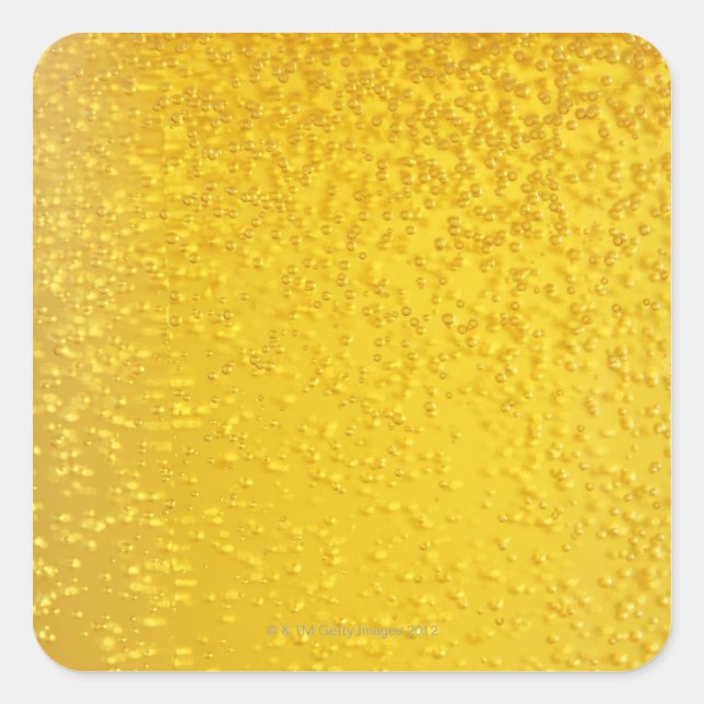 Pegatina Cuadrada Cerveza 4 (Anverso)