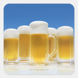 Pegatina Cuadrada Cerveza 6