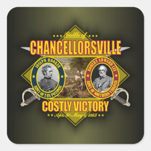 Pegatina Cuadrada Chancellorsville