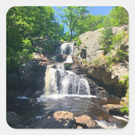 Pegatina Cuadrada Chapman Falls Serenity