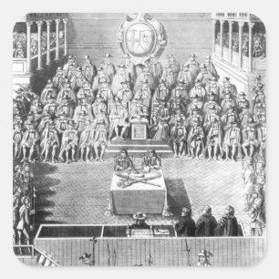 Pegatina Cuadrada Charles I ante el Tribunal Superior de Justicia