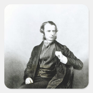 Pegatina Cuadrada Charles Kingsley