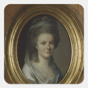 Pegatina Cuadrada Charlotte Kestner