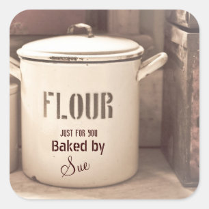 Pegatina Cuadrada Charma vintage hecha por tus Pegatinas