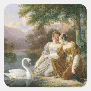 Pegatina Cuadrada Chatelaines