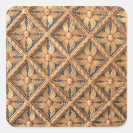 Pegatina Cuadrada Cherubim. Venecia Italia. Gallerie dell'Accademia