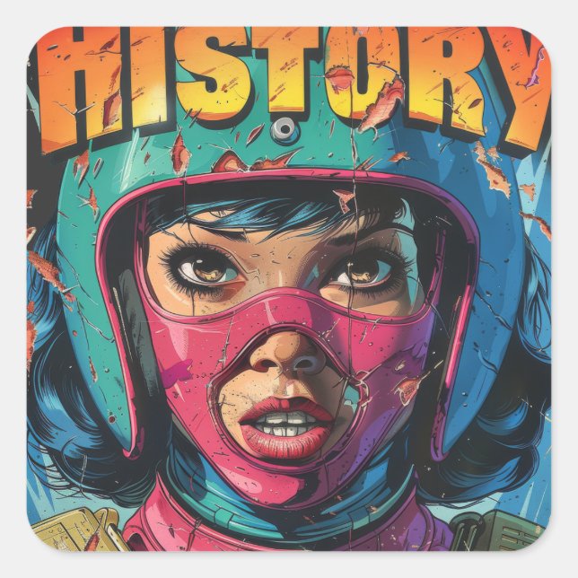 Pegatina Cuadrada chica (Anverso)