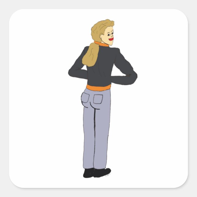 Pegatina Cuadrada chica (Anverso)