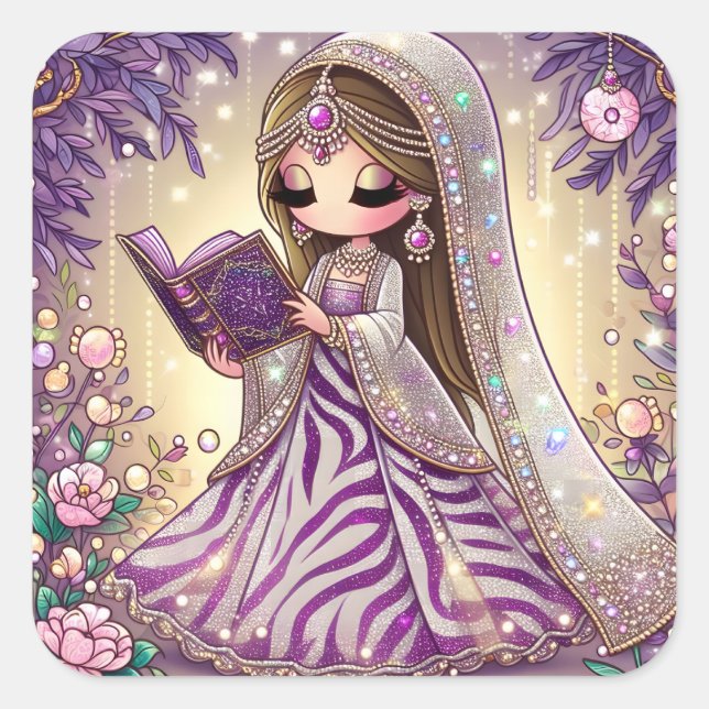 Pegatina Cuadrada Chica (Anverso)