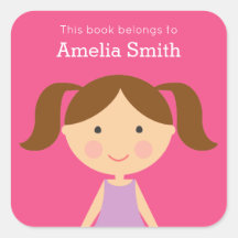 Chica Brunette Ponytails Fichas