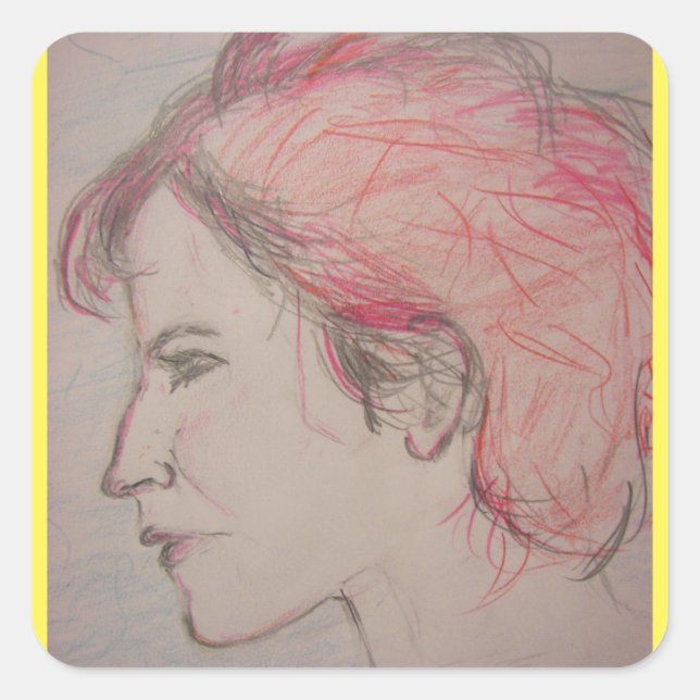 Pegatina Cuadrada Chica de balancines (Anverso)