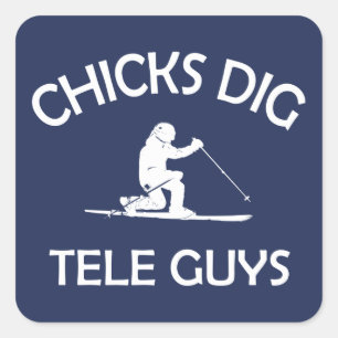 Pegatina Cuadrada Chicas Dig Tele Chicos
