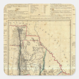 Pegatina Cuadrada Chihuahua, México